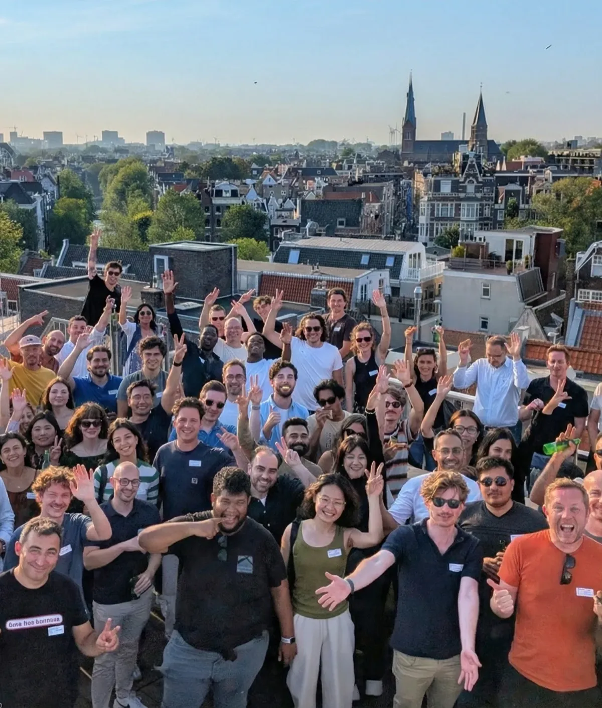 AI Builders community rooftop meetup